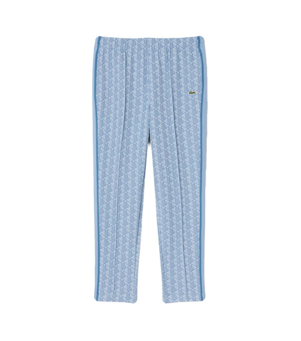 LACOSTE Pantalone Lacoste uomo XH1440 celeste monogram jacquard<BR/> XH1440 1QI