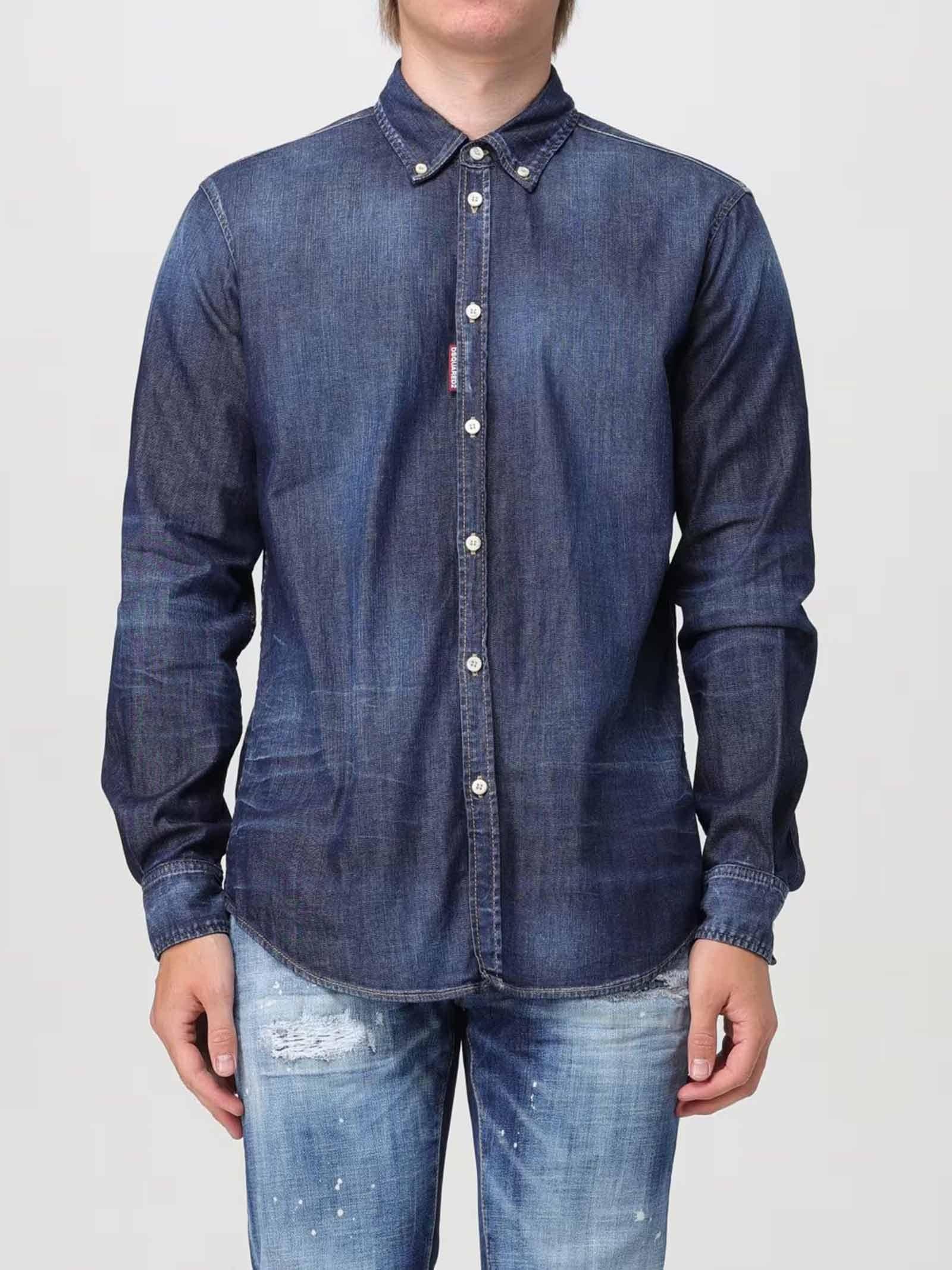 DSQUARED2 CAMICIA DI JEANS S74DM0851S30341 470