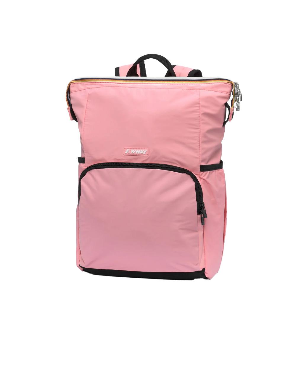 K-WAY Zaino K-WAY donna K7118HW MAIZY Rosa impermeabile idrorepellemnte antivento tasca logo K7118HW Q28