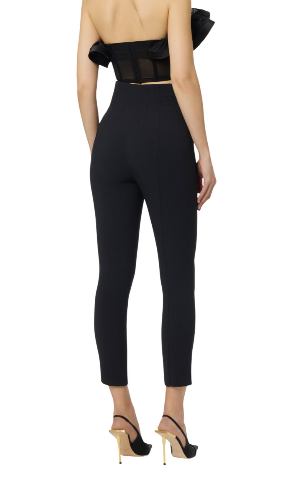 ELISABETTA FRANCHI Pantalone Elisabetta Franchi donna PA16361E2110 Main Collection Nero<BR/> PA16361E2 110