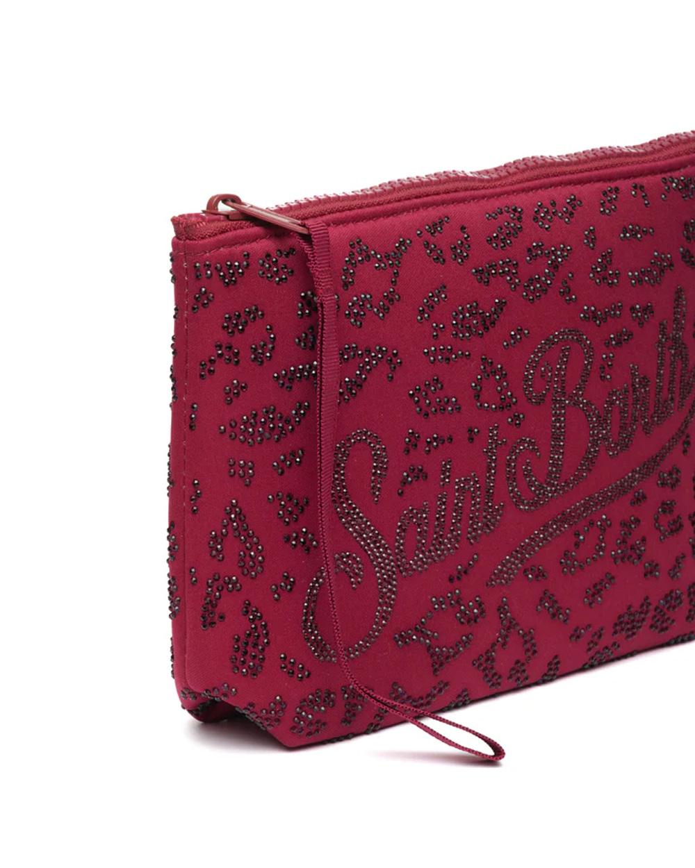 MC2 SAINT BARTH Pochette MC2 SAINT BARTH unisex Aline ALI003200269L Bordeaux strass cerniera ALI003200269L 45