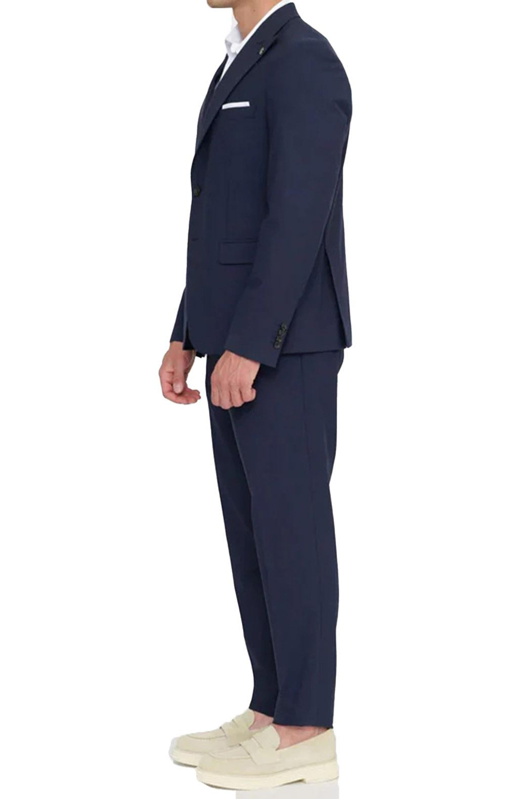 DANIELE ALESSANDRINI Abito Daniele Alessandrini uomo A001174 Blu classic revers A001 174