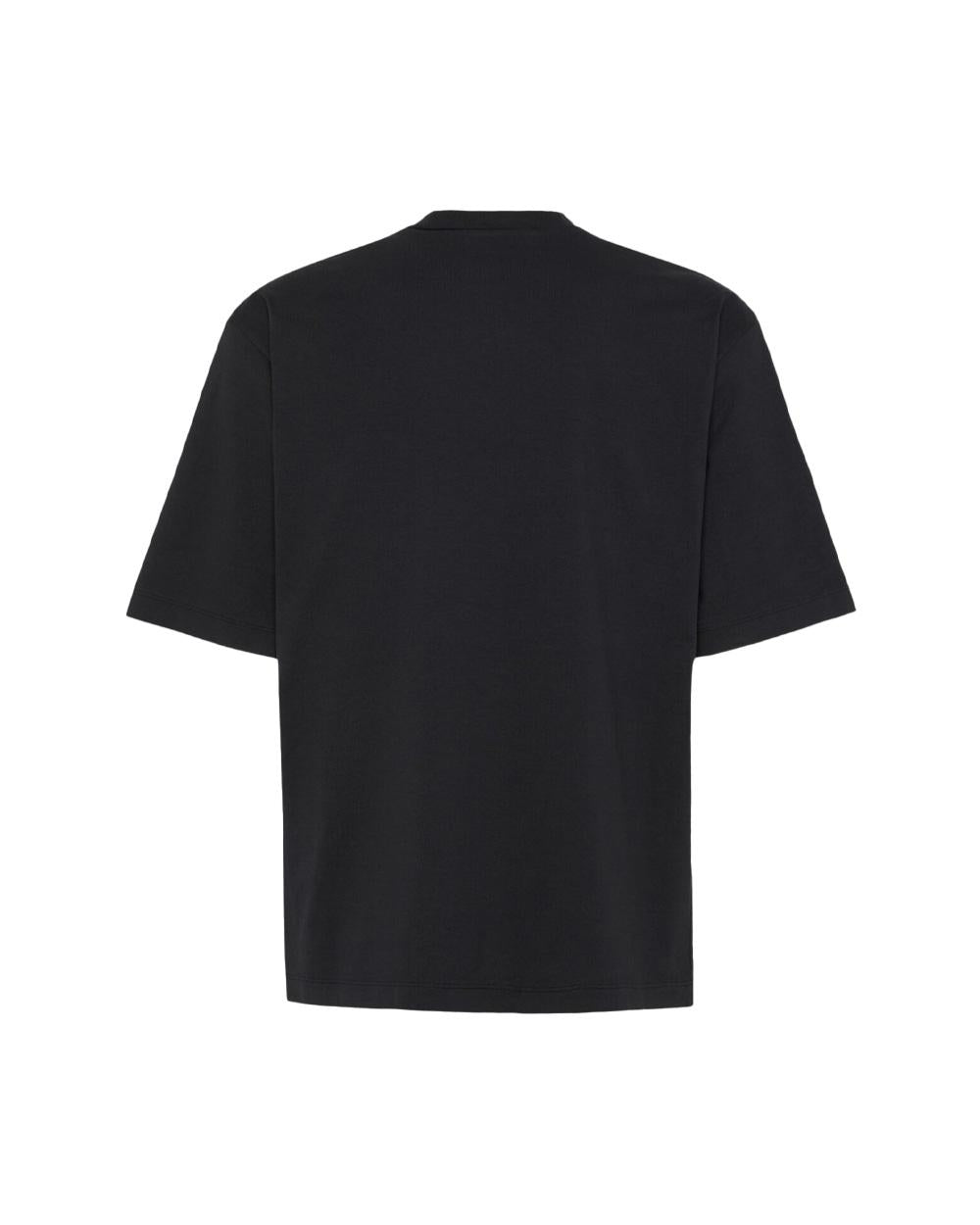 DSQUARED2 T-shirt DSQUARED2 uomo S74GD1435S24583 Nera girocollo cotone loose fit S74GD1435S24583 900