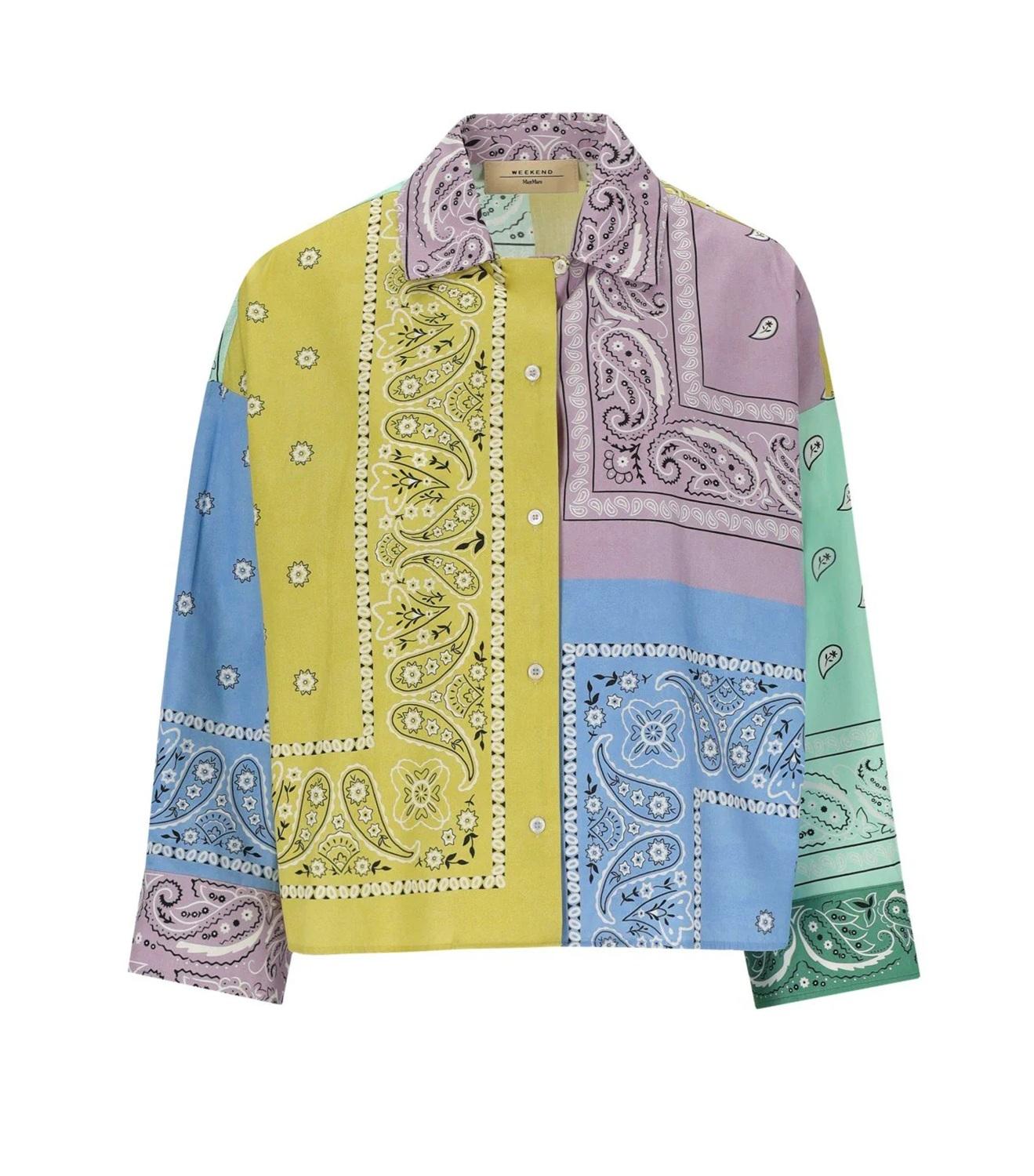 WEEKEND Camicia Weekend donna 2615111052600 001 Lampone stampa bandana Multicolor 2615111052600 001