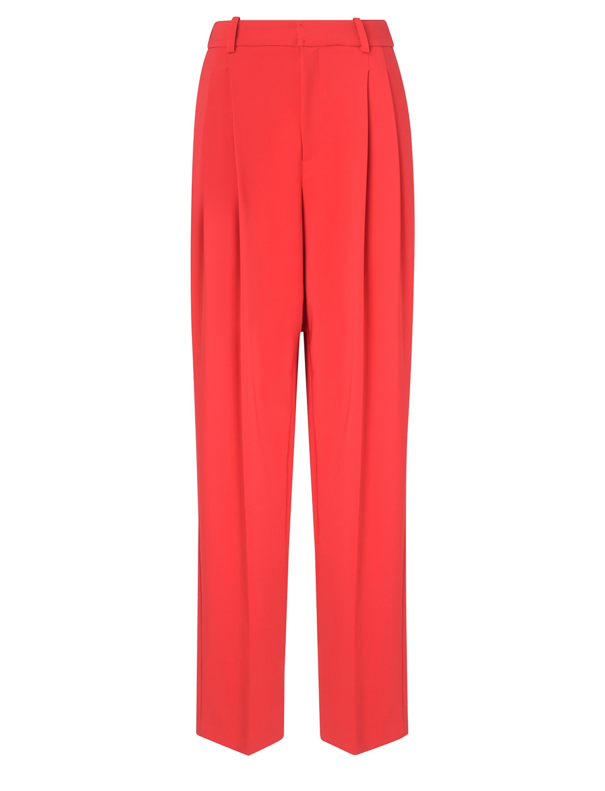 ELISABETTA FRANCHI Pantalone Elisabetta Franchi donna PA16761E2H85 Essential Collection Lacca Rosso<BR/> PA16761E2 H85