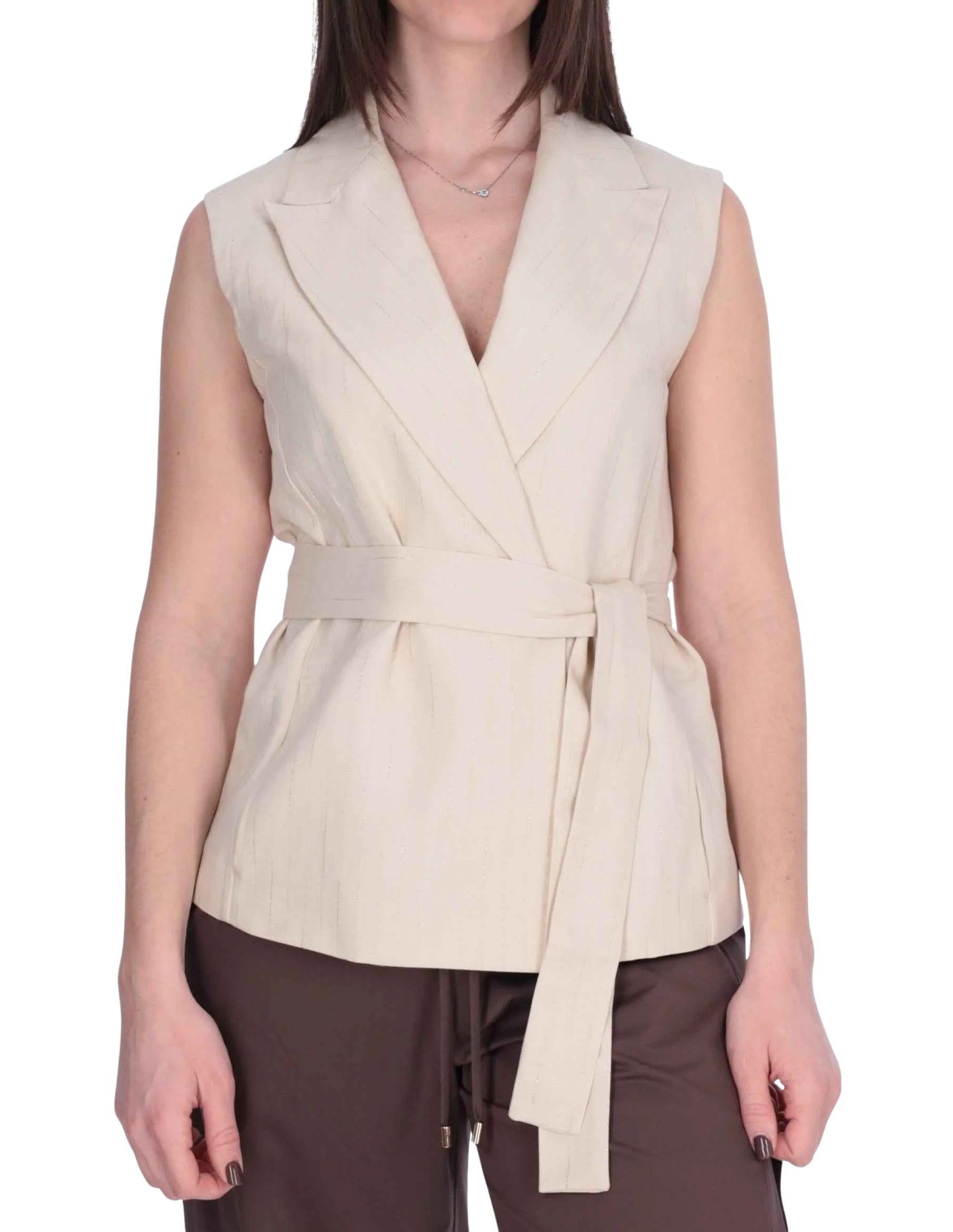 PENNYBLACK Gilet Pennyblack donna 2611151032200 001 Girello Beige<BR/> 2611151032200 001