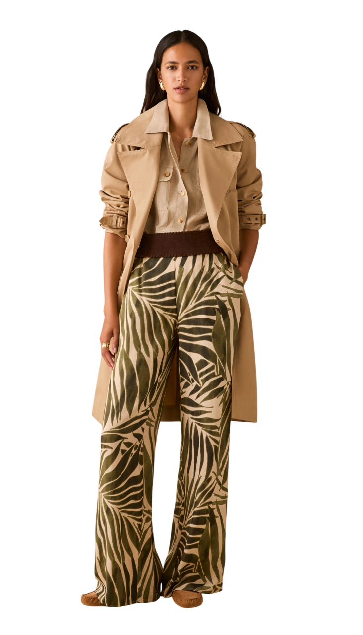 PENNYBLACK Pantalone Pennyblack donna 2611131113200 008 Utilità Fantasia Foglie<BR/> 2611131113200 008