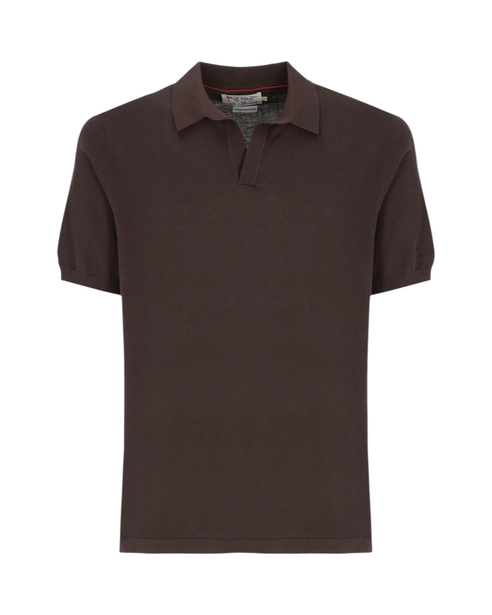 MC2 SAINT BARTH Polo MC2 SAINT BARTH uomo CHS0001 001R7L 52L Marrone CHS0001001R7L 52L
