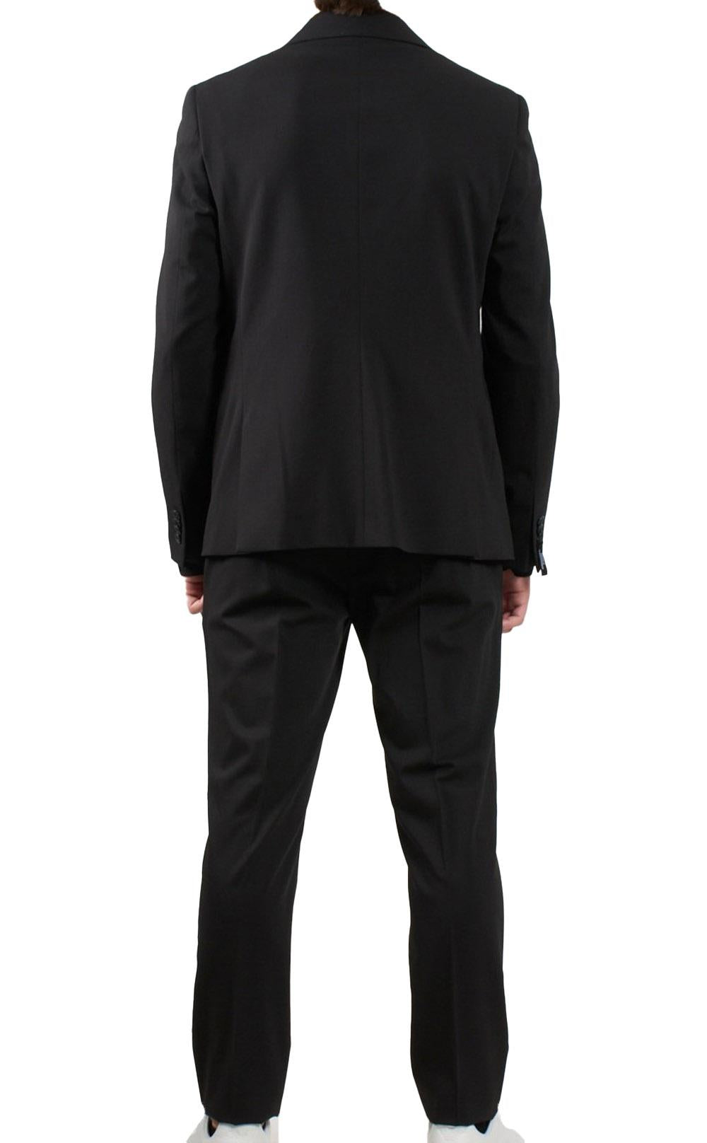 DANIELE ALESSANDRINI Abito Daniele Alessandrini uomo A001101 Nero classic revers A001 101