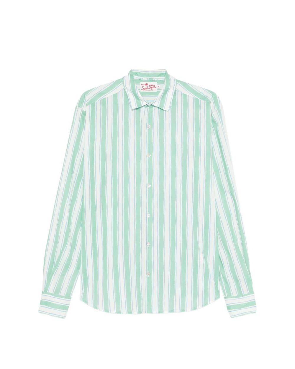 MC2 SAINT BARTH Camicia MC2 SAINT BARTH uomo SIK000101160L Verde SIK000101160L 5331