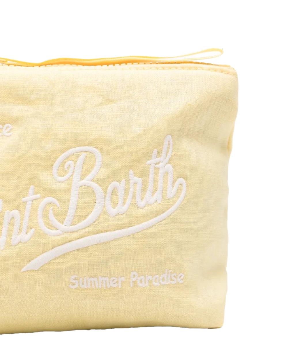 MC2 SAINT BARTH Pochette MC2 SAINT BARTH donna ALINE SOFT LINEN ALI005101291L Gialla ALI005101291L 92L