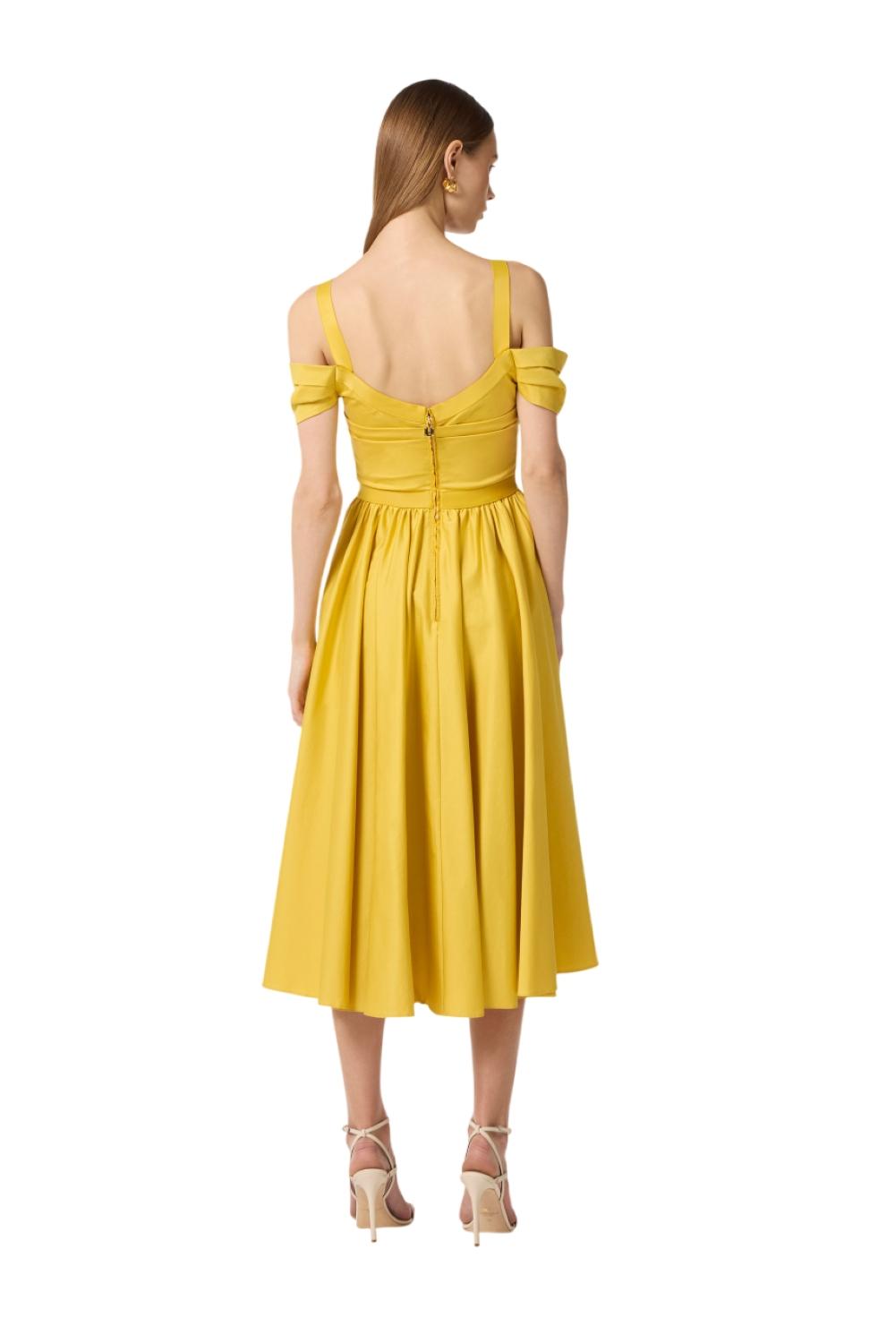 ELISABETTA FRANCHI Abito Elisabetta Franchi donna AB92161E2EV4 The Club Giallo<BR/> AB92161E2 EV4