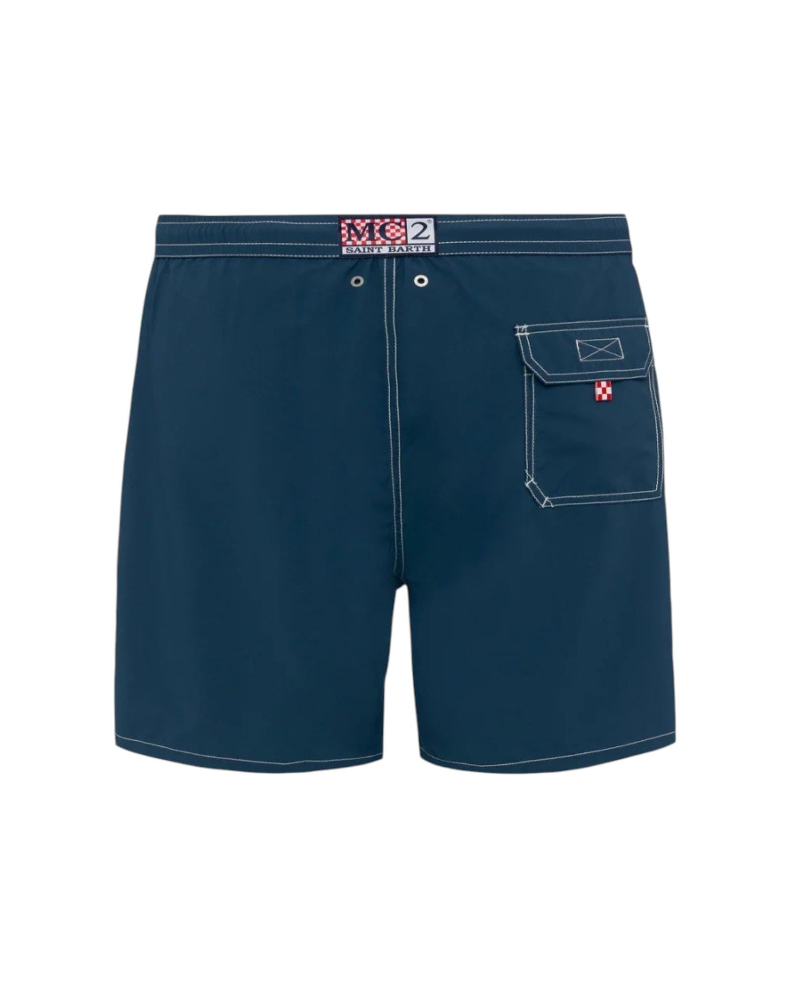 MC2 SAINT BARTH Costume MC2 SAINT BARTH uomo PATM001 00248L 60 Toile Patmos media lunghezza Blu navy<BR/> PATM00100248L 60