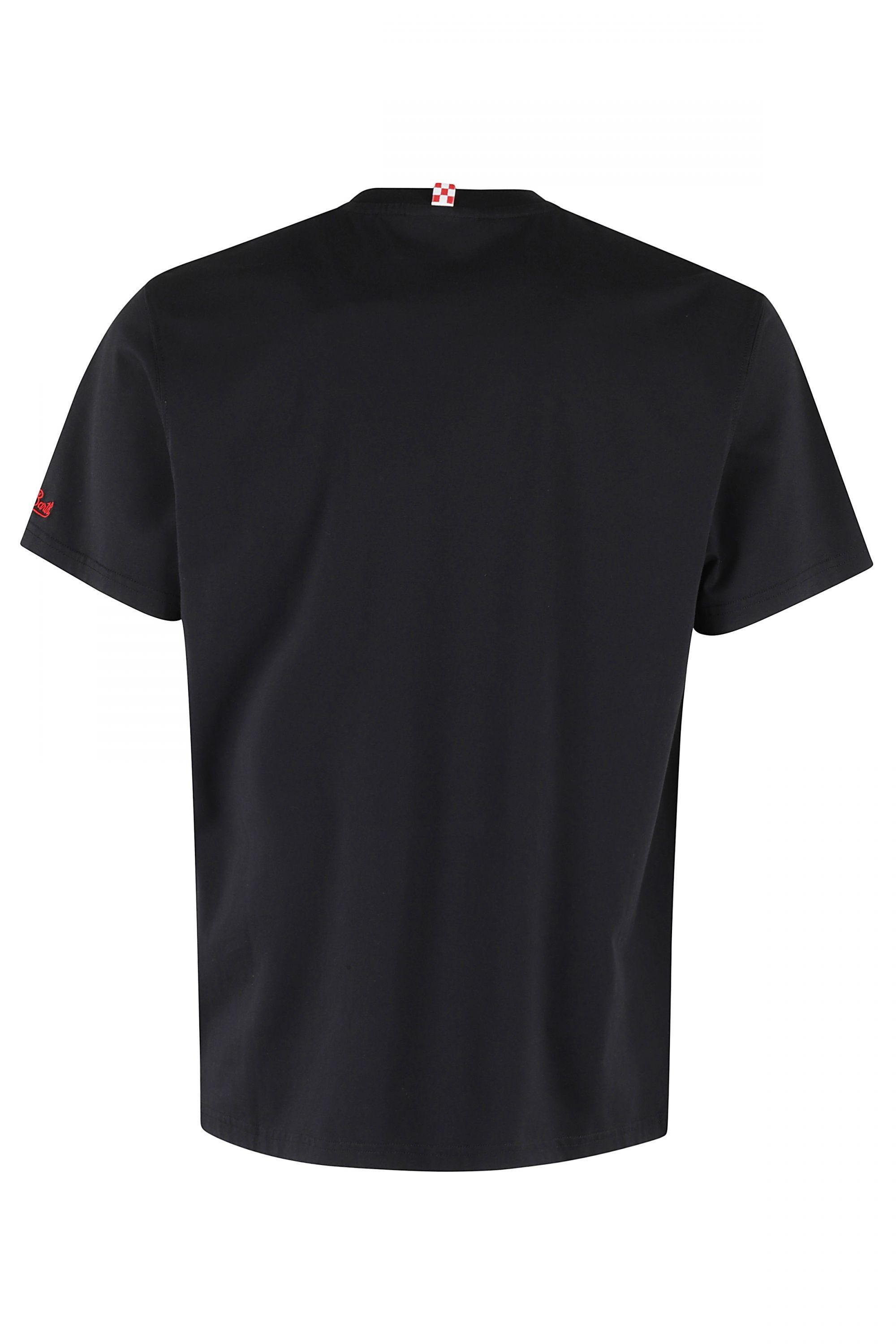 MC2 SAINT BARTH T-shirt mc2 saint barth Austin saved panda emb nero AUSTIN025247H 00