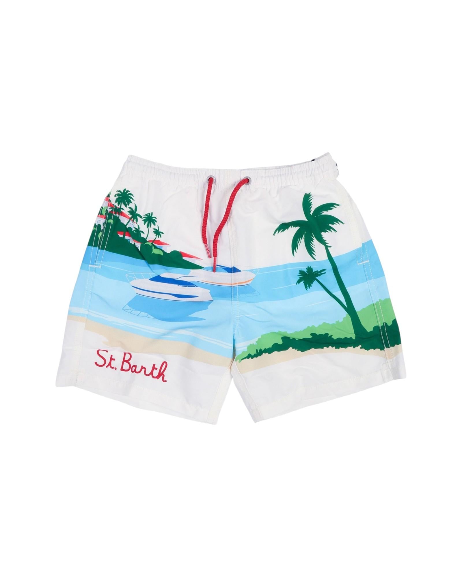 MC2 SAINT BARTH Costume MC2 SAINT BARTH bambino HAI0001 02289L 01 Haiti Bianco Azzurro<BR/> HAI000102289L 01