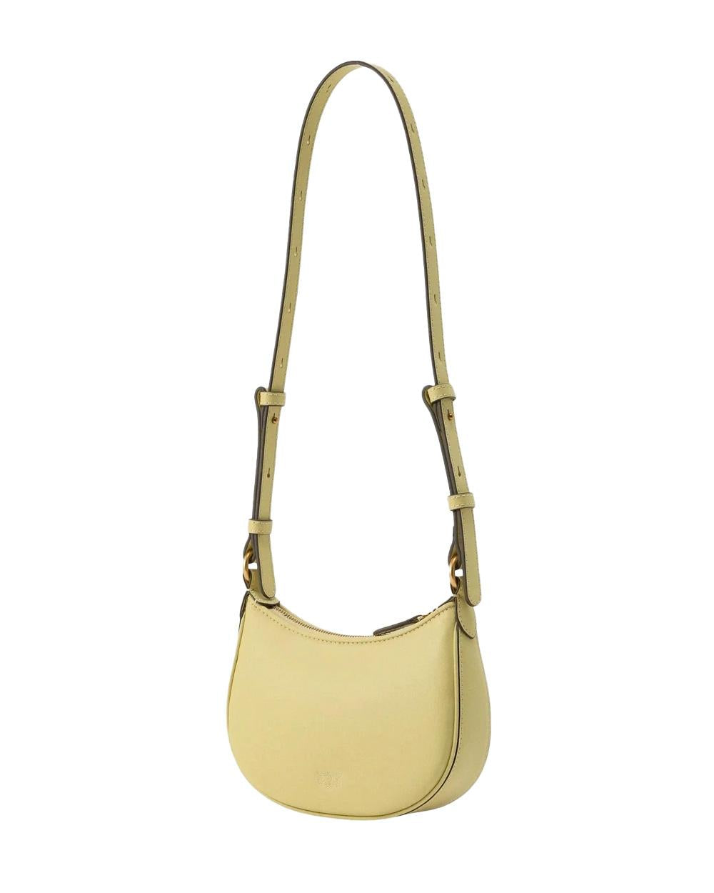 PINKO Borsa PINKO donna HORIZONTAL FLAT 103538A0F1 Gialla tracolla pelle fodera spalla 103538A0F1 C39Q