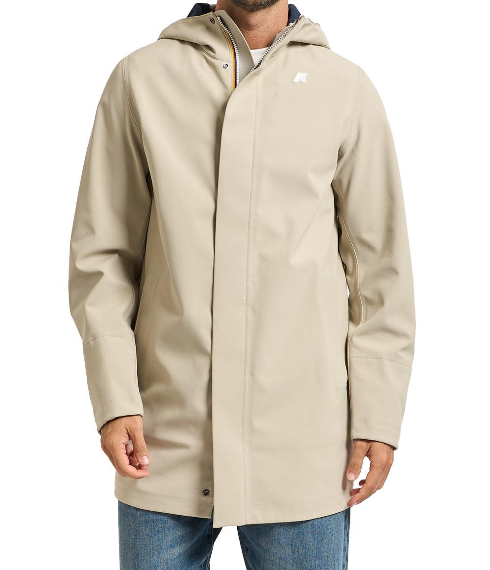 K-WAY Giubbino K-way uomo K7126UWB2A marlyn bonded beige K7126UW B2A
