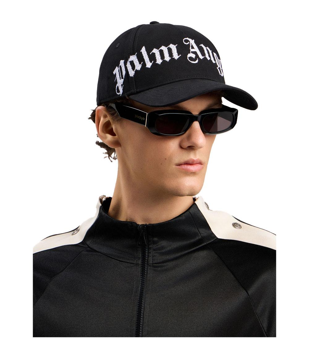 PALM ANGELS Cappello Palm Angels PMLB104S26FAB003 nero overlogo unisex<BR/><BR/> PMLB104S26FAB003 1003