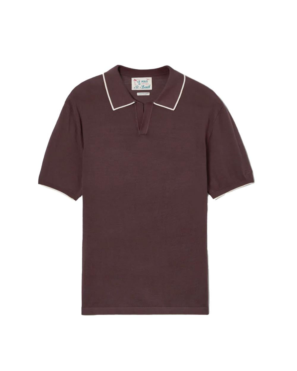 MC2 SAINT BARTH Polo MC2 SAINT BARTH uomo SLOAN SLO001400098L Testa di moro SLO001400098L 18