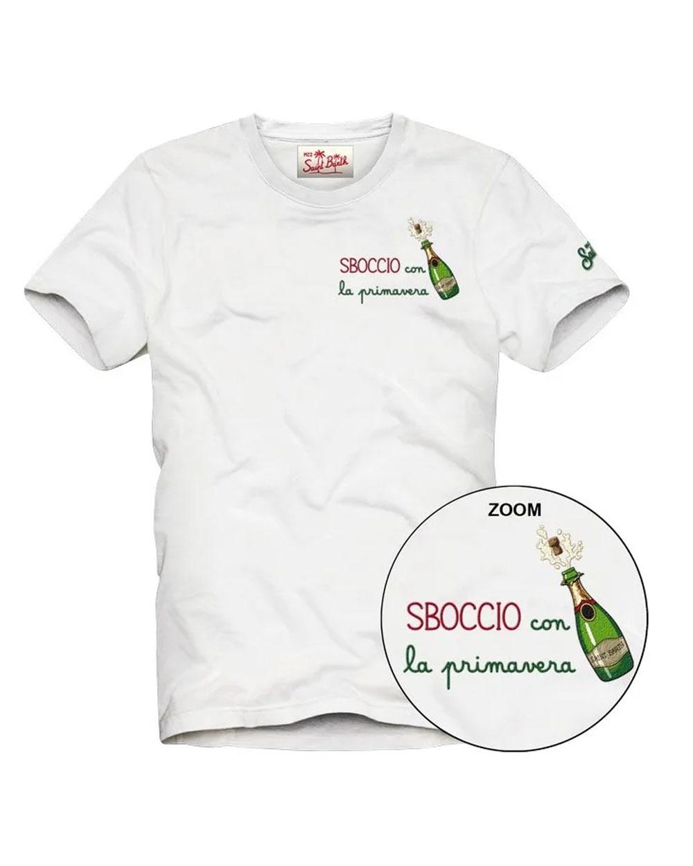 MC2 SAINT BARTH T-shirt Mc2 Saint Barth uomo Portofino Sboccio Primavera bianca POT000100155 01N