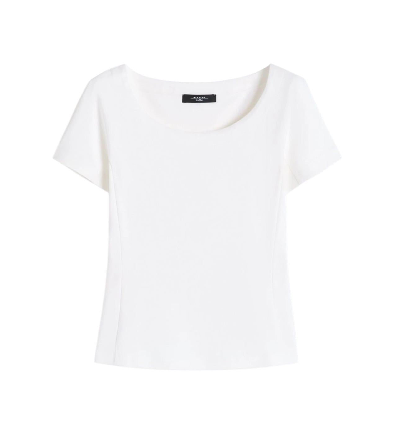 WEEKEND T-shirt Weekend 2615941122600 001 Multig in jersey interlock Bianco <BR/> 2615941122600 001