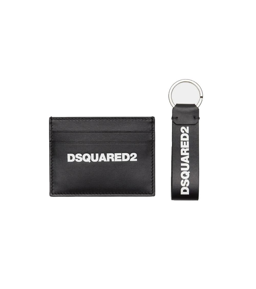 DSQUARED2 Set Dsquared2 uomo GBM000101504110M063 Nera Pelle idea regalo GBM000101504110 M063