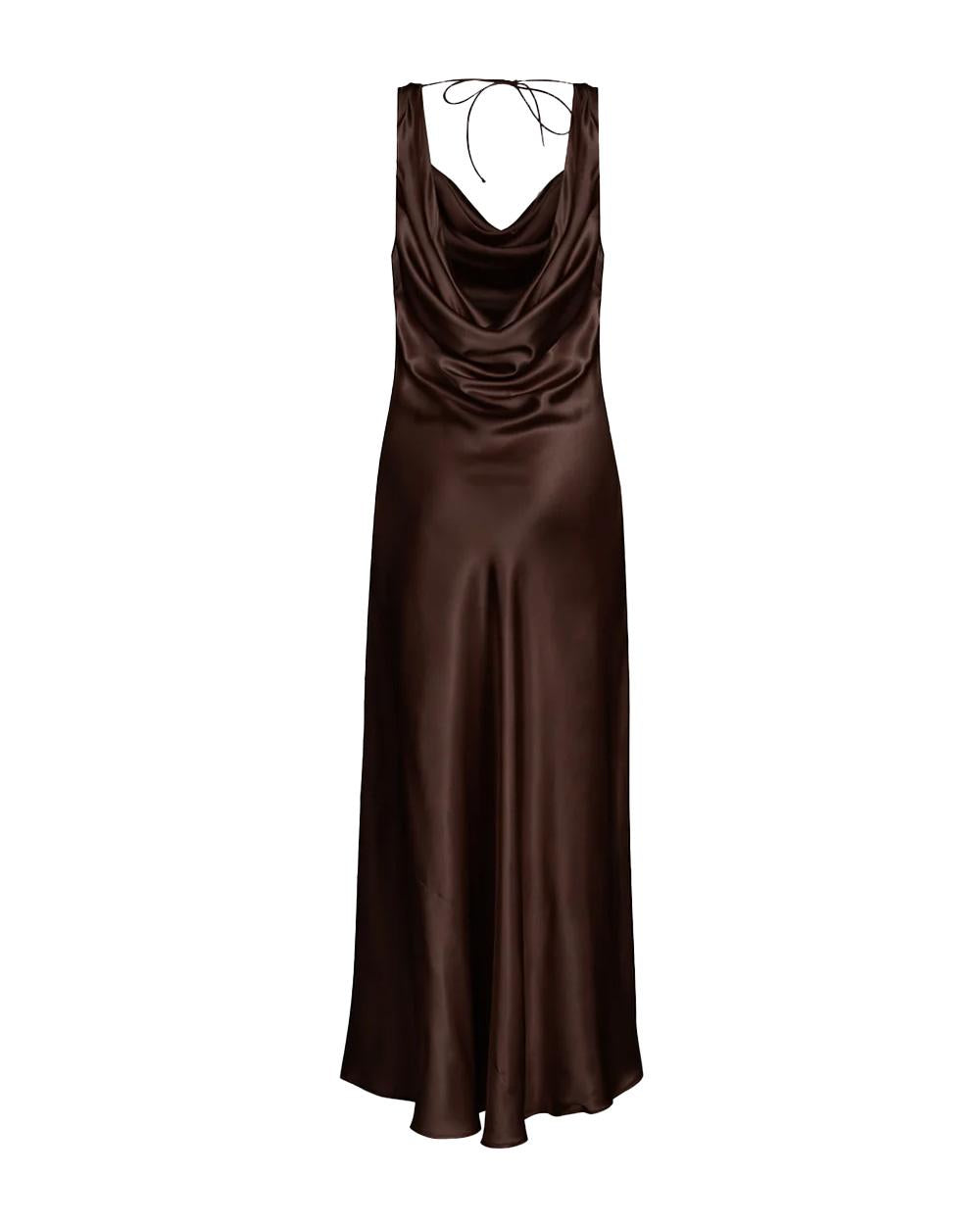 NINE MINUTES Abito NINE MINUTES donna THE AMELIA Cacao<BR/> THE AMELIA 5
