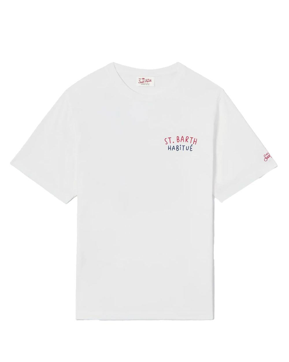 MC2 SAINT BARTH T-shirt Mc2 Saint Barth uomo Portland Habituè bianca PRL000200320L 01N