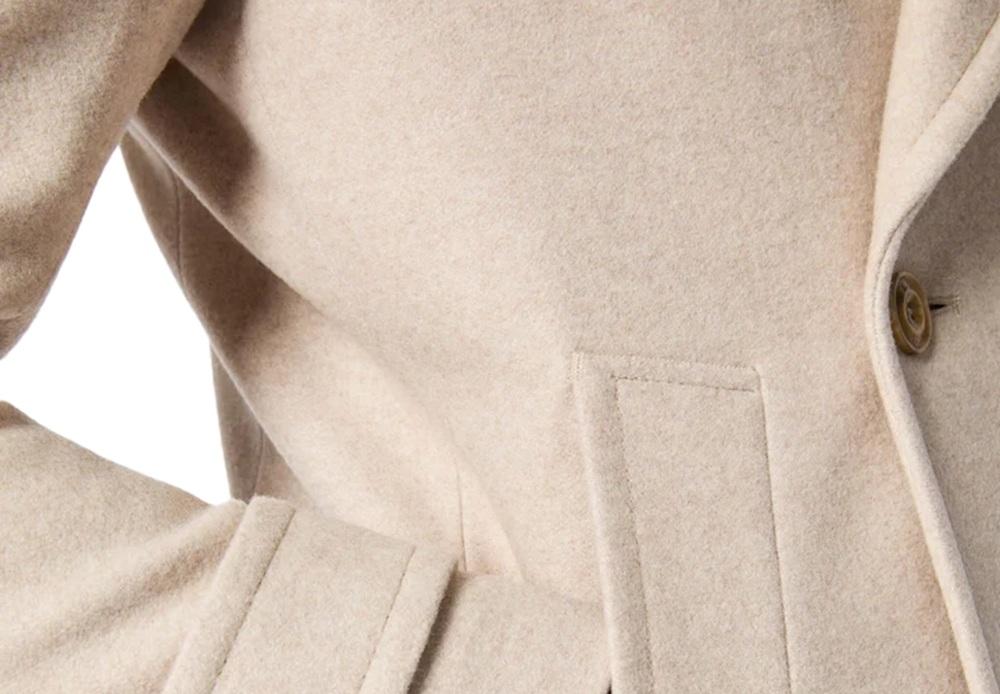 L.B.M. 1911 Cappotto L.B.M. uomo 9324575163 avorio peacoat a doppio petto 932457516 3