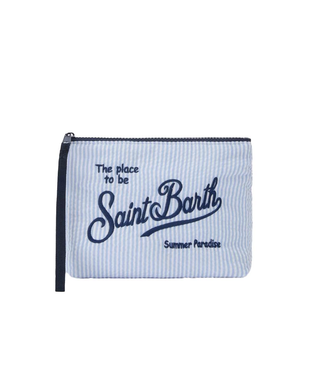 MC2 SAINT BARTH Pochette MC2 SAINT BARTH uomo ALINE SEERSUCKER ALI004900361L Celeste ALI004900361L 31