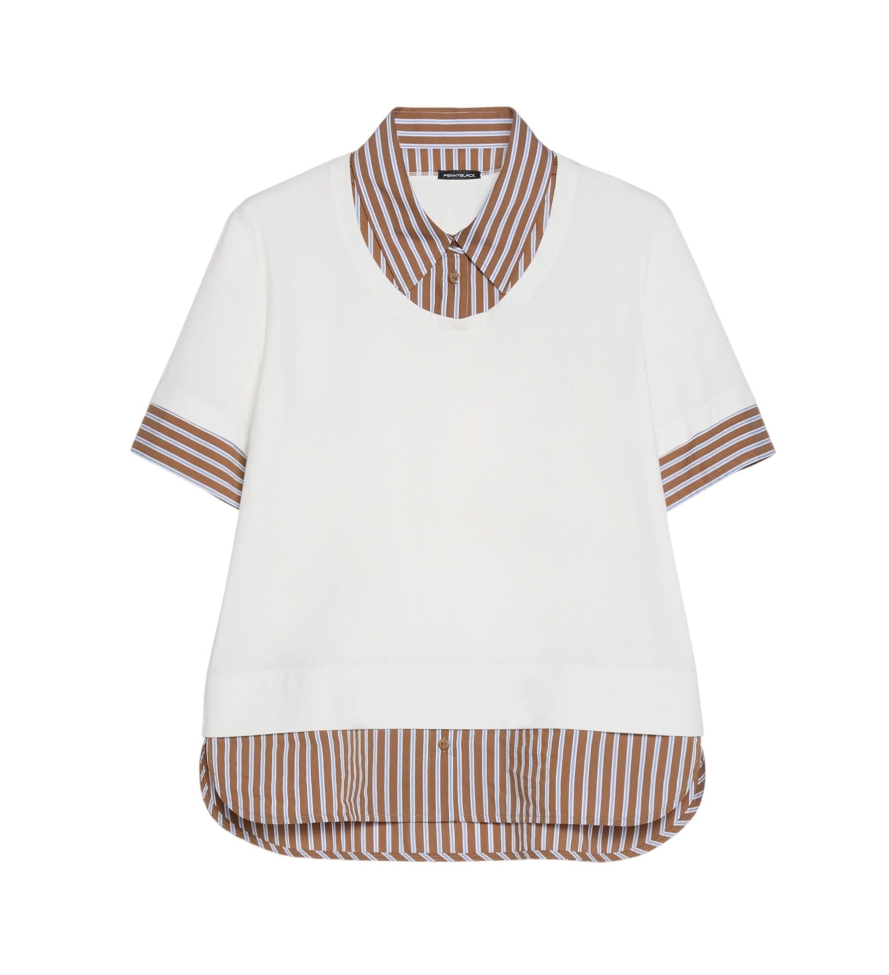 PENNYBLACK T-shirt Pennyblack donna 2611501095200 001 Tappeto in jersey Bianco<BR/> 2611971037200 001