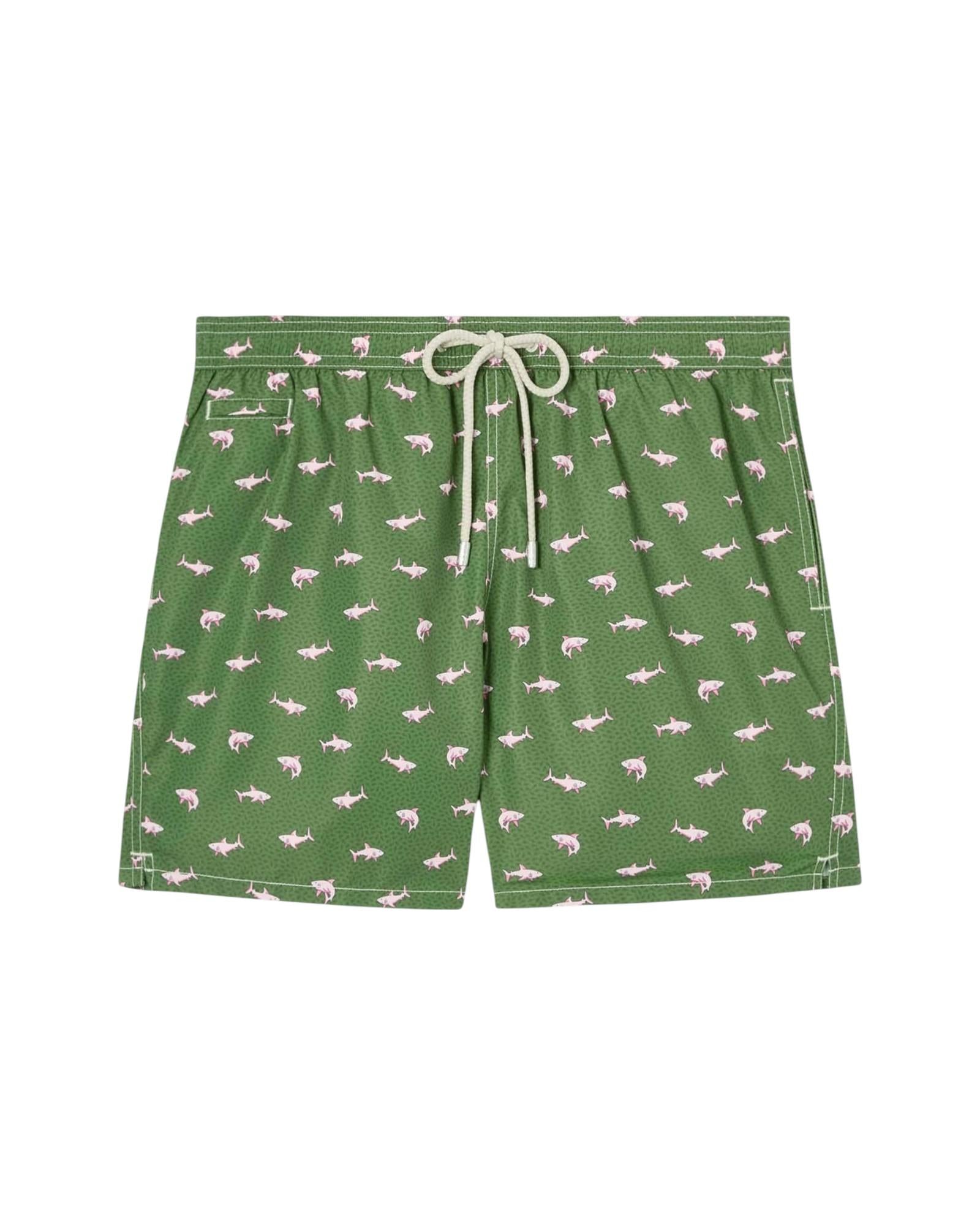 MC2 SAINT BARTH Costume MC2 SAINT BARTH uomo LIG0003 02149L5221 Lighting Micro Shark on Shark Verde<BR/> LIG000302149L 5221