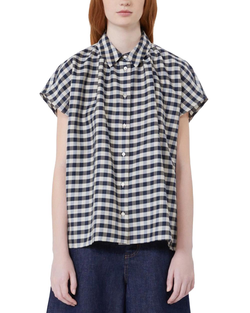 WEEKEND Camicia WEEKEND donna STRANO 2615111132600 Blu boxy maniche aletta fondo dritto 2615111132600 001