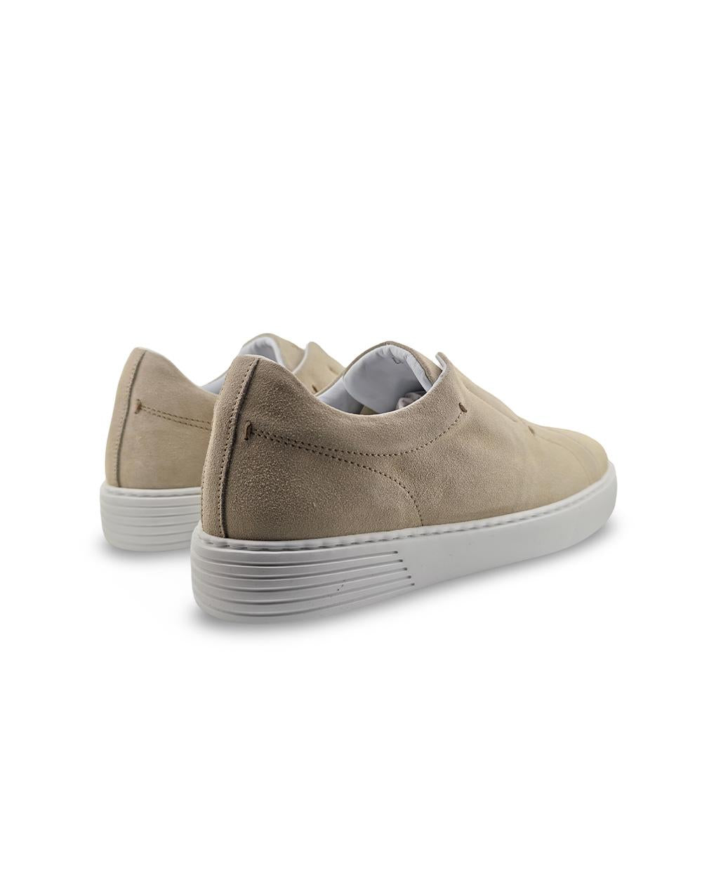 L.B.M. 1911 Sneakers L.B.M. 1911 uomo 685069072 Beige pelle scamosciata suola gomma foderata 685069072 3