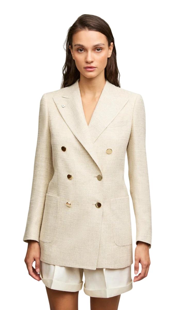 L.B.M. 1911 Giacca L.B.M. 1911 donna 21666237 01 Claudia Beige<BR/> 216662370 1