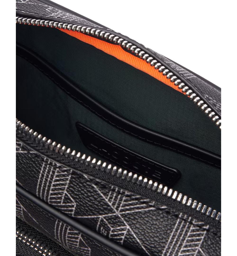 LACOSTE Borsa Lacoste uomo The Blend NH4578LX Nera tracolla scomparti ergonomici cinghia regolabile<BR/> NH4578LX H45