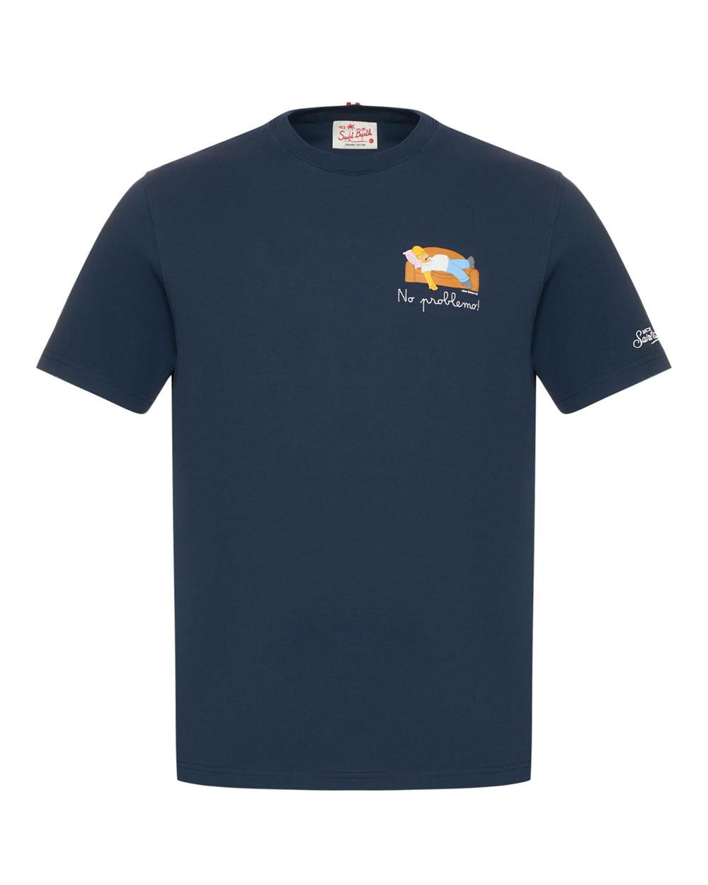 MC2 SAINT BARTH T-shirt Mc2 Saint Barth uomo Portofino Homer blu POT0001044572L 61