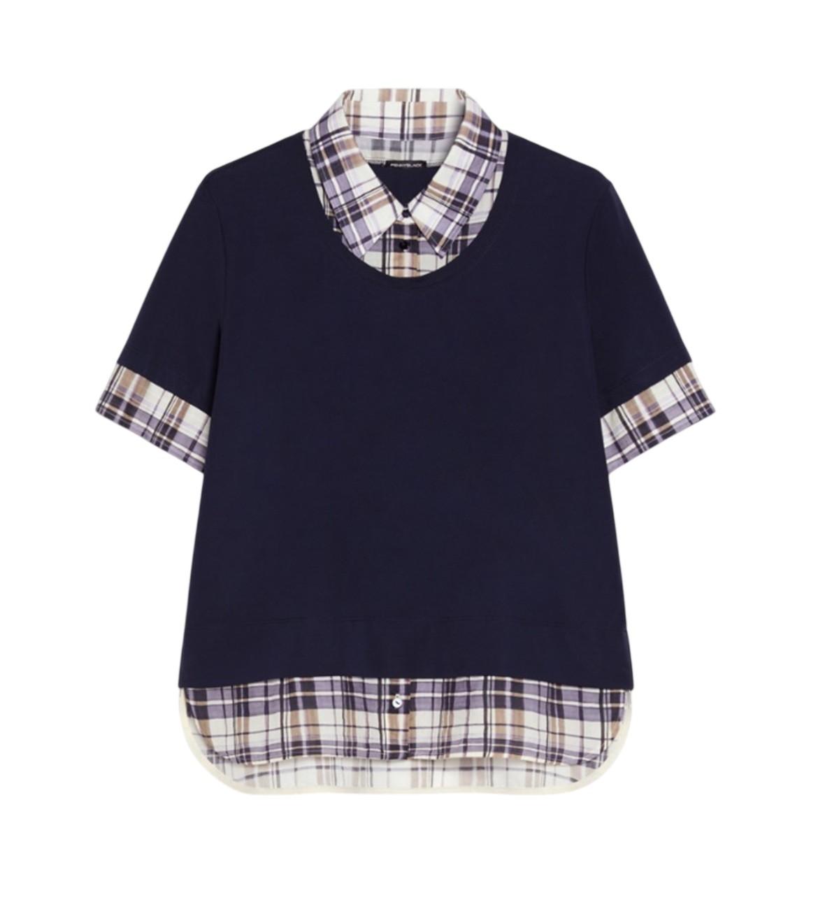 PENNYBLACK T-shirt Pennyblack donna 2611971047200 003 Fragore in jersey e voile Blu<BR/> 2611971047200 003