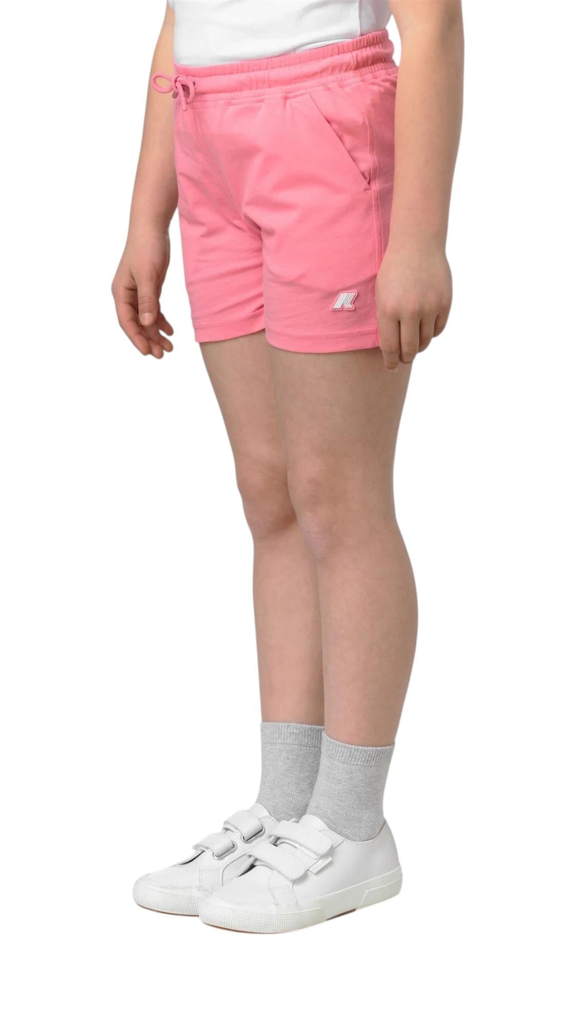 K-WAY Bermuda K-WAY bambina K4141HW Q28 Pink Geranium Rosa K4141HW Q28