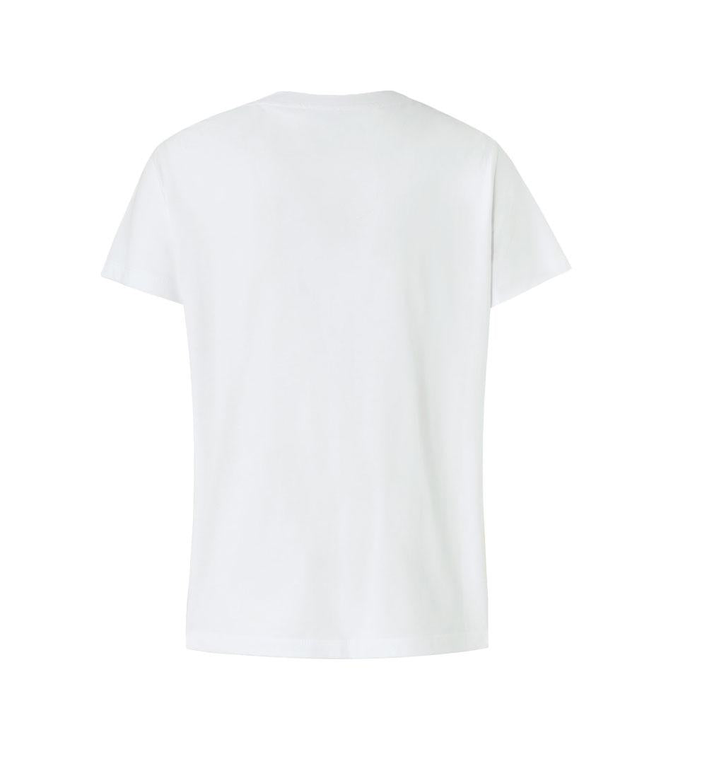 PINKO T-shirt Pinko donna 100373 A228 bianca maniche corte mini logo 100373 A228 Z04