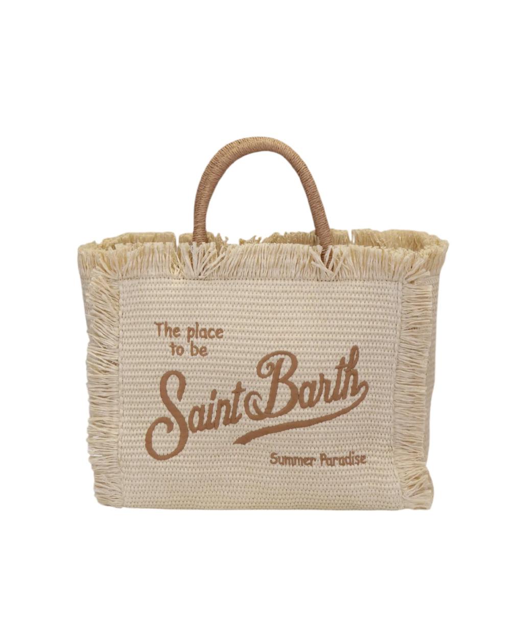 MC2 SAINT BARTH Borsa MC2 SAINT BARTH donna Colette COL001700368L Beige cotonelogo zip tasca tracolla<BR/> COL001700368L 1118