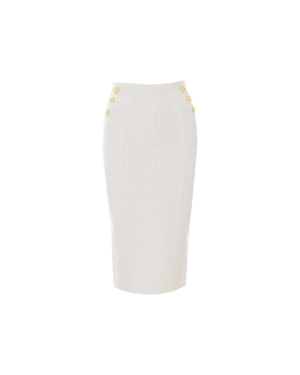ELISABETTA FRANCHI Gonna ELISABETTA FRANCHI donna GK30D62E2 Avorio GK30D62E2 360