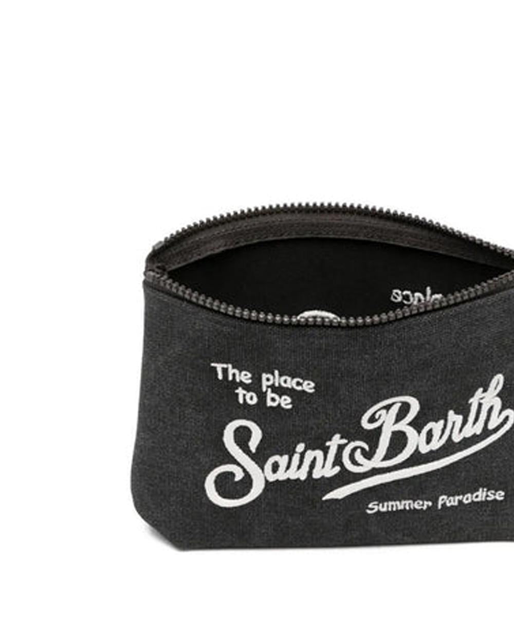 MC2 SAINT BARTH Pochette MC2 SAINT BARTH donna ALI004701265L Rosa logo zip laccetto ALI004701265L 00