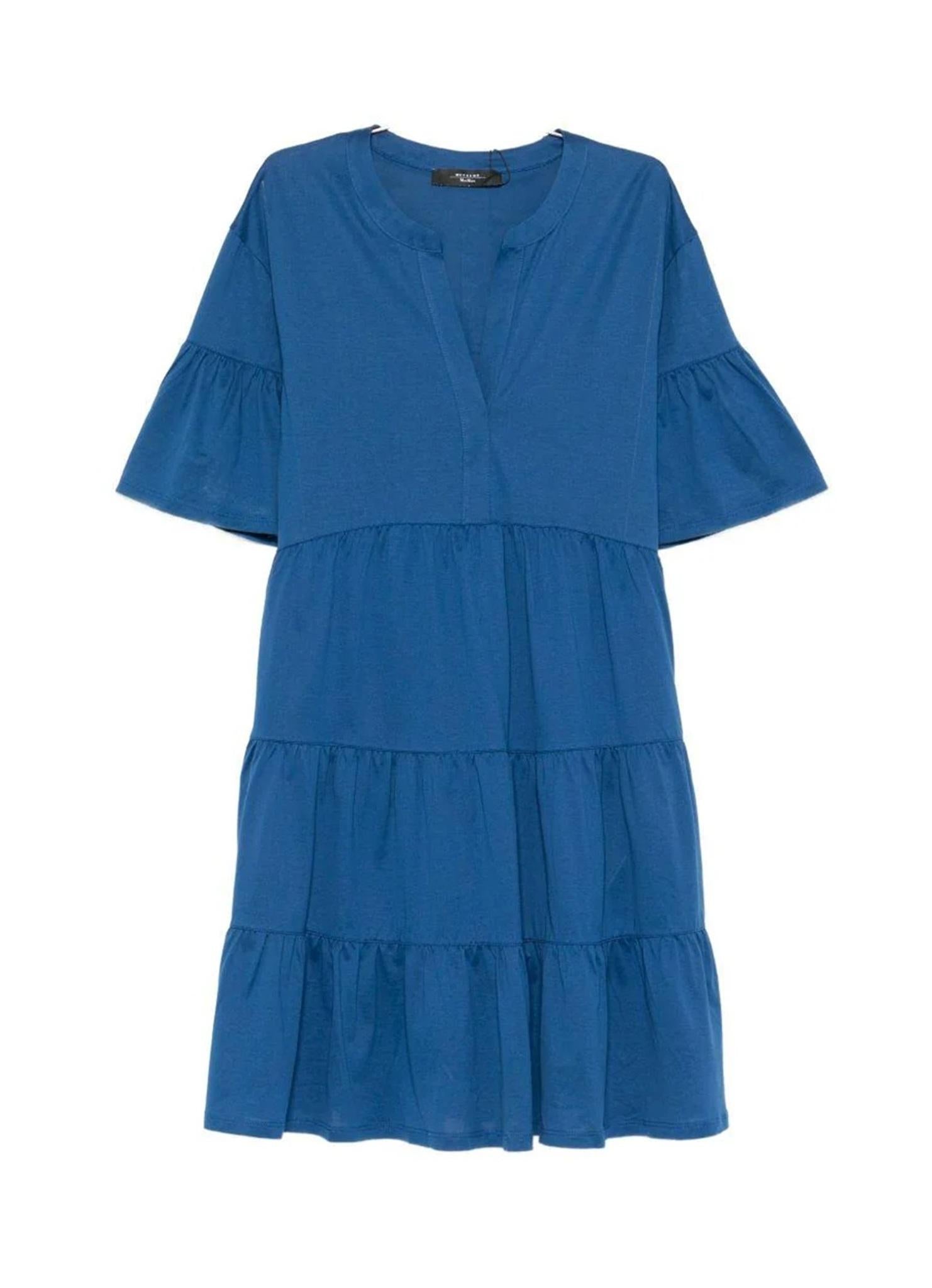 WEEKEND Abito Weekend donna 2615621042600 004 Saggina in jersey di cotone Blu<BR/> 2615621042600 004