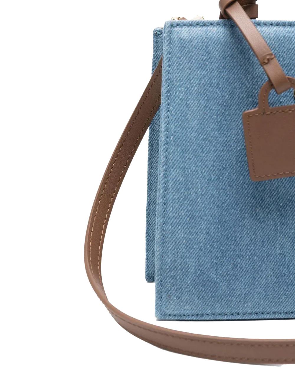 MC2 SAINT BARTH Borsa MC2 SAINT BARTH donna Shop Bag Mini SHBM000200009L Blu SHBM000200009L 00