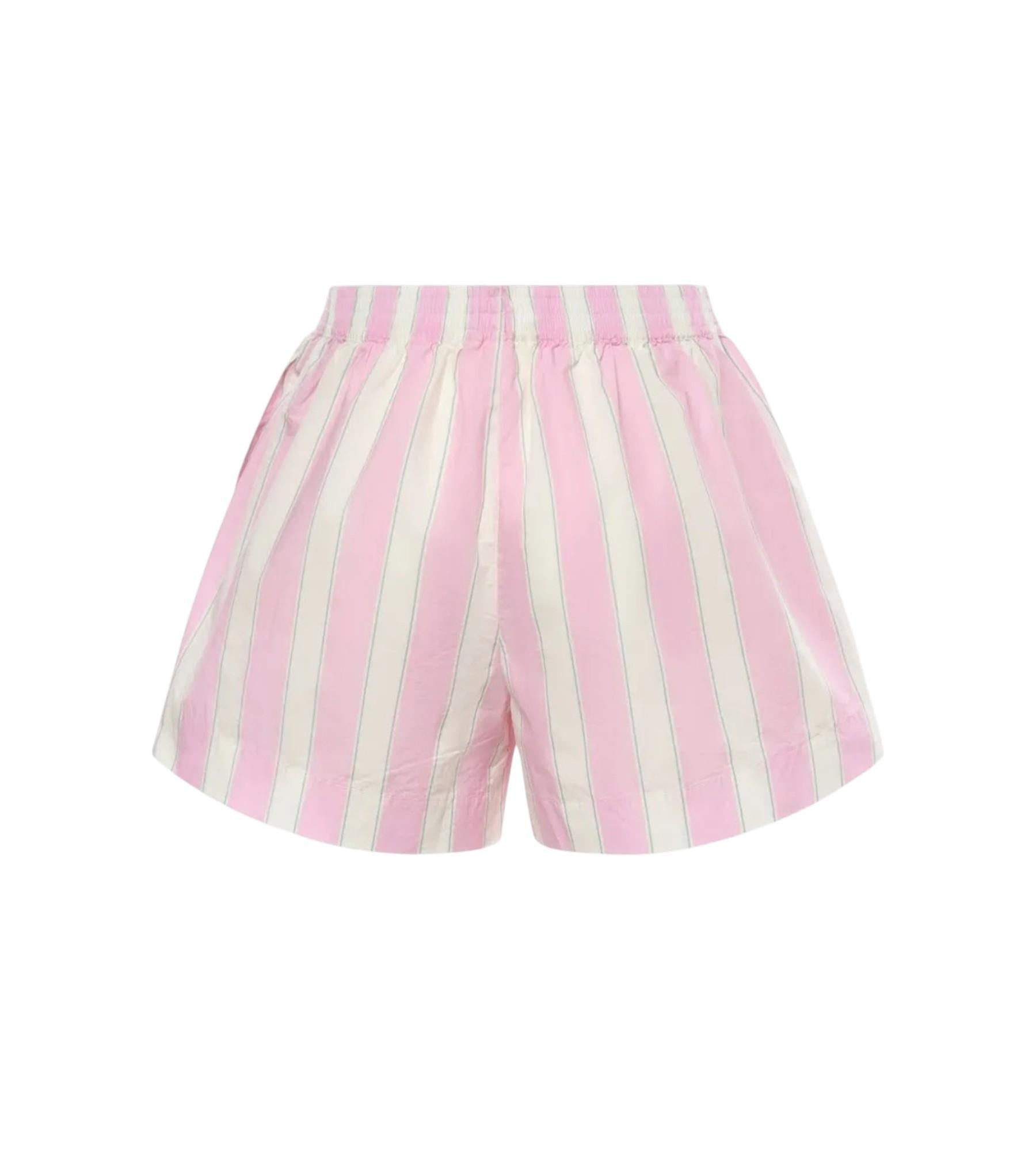 MC2 SAINT BARTH Bermuda MC2 SAINT BARTH donna MEA002 00897L 2153 Meave Cotton Beach a righe Rosa Panna<BR/><BR/> MEA00200897L 2153