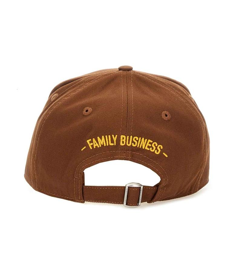 DSQUARED2 Cappello Dsquared2 uomo BCM081805C000015087 nocciola patch BCM081805C000015 087