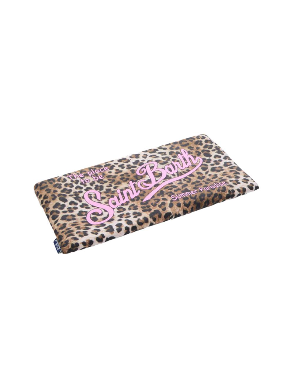 MC2 SAINT BARTH Telo mare MC2 SAINT BARTH donna Aidan Classic Leo AID000100653L Marrone animalier logo stampato maculata AID000100653L 11