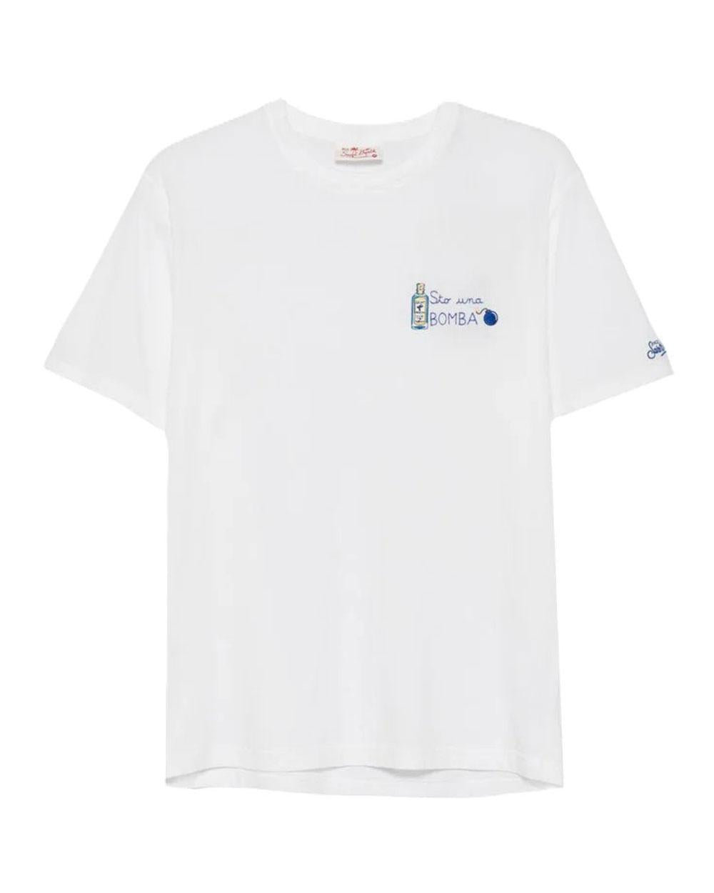 MC2 SAINT BARTH T-shirt Mc2 Saint Barth uomo Portofino Bomba bianca POT000104429L 01N