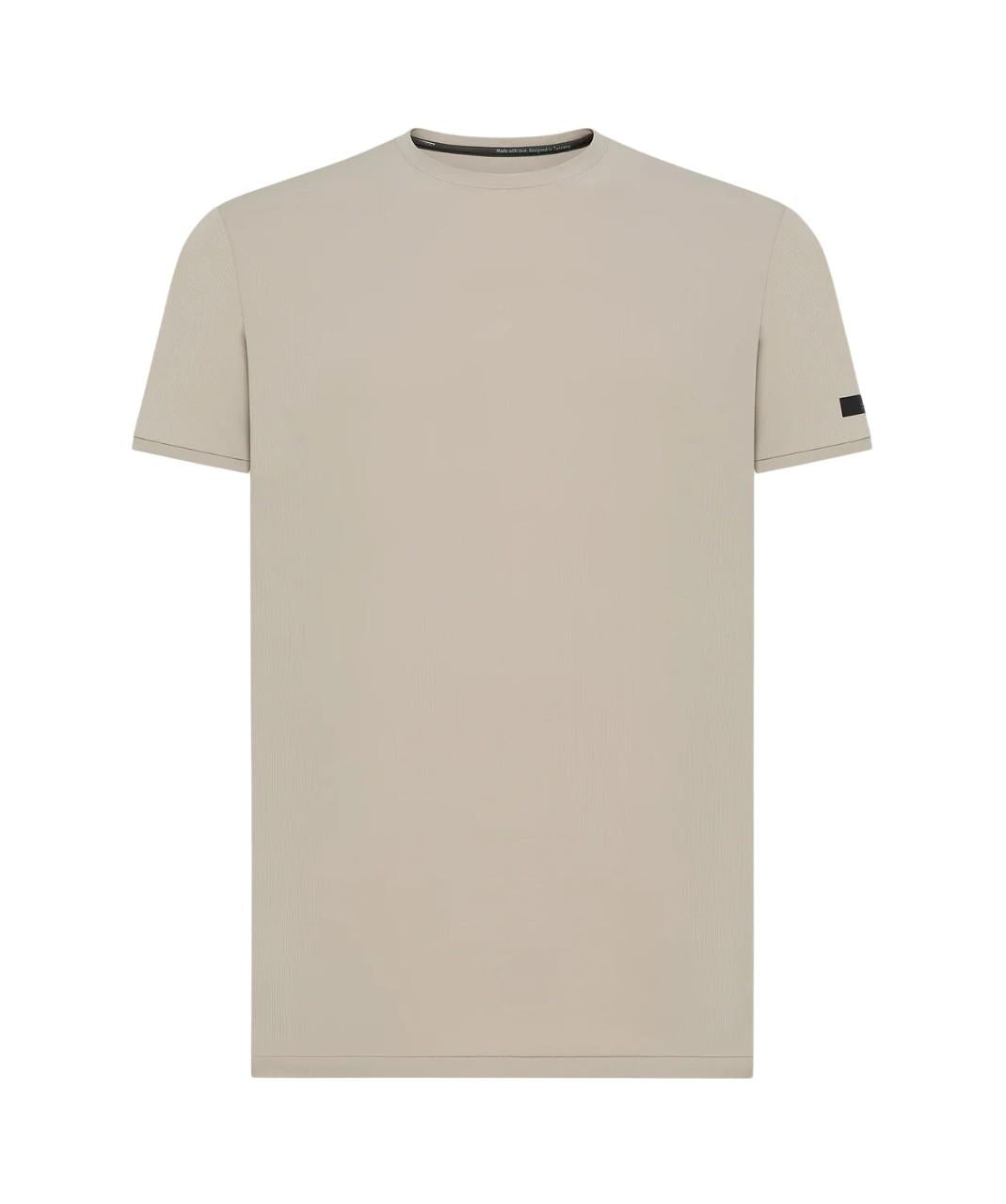 RRD T-shirt RRD uomo 26220 85 Rib Shirty stretch a costine Sabbia<BR/> 26220 85